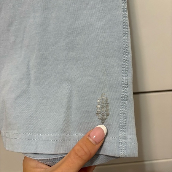 Free People Hot Shot Light Blue Biker Shorts - Picture 7 of 7